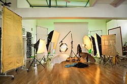 Fashion Photography - My studio's panorama view - Inder Gopal Advertising . Fashion . Food & Beverages . Industrial . Products .Ecommerce . Model Portfolio Development . Fine Art Nude Figure Photography